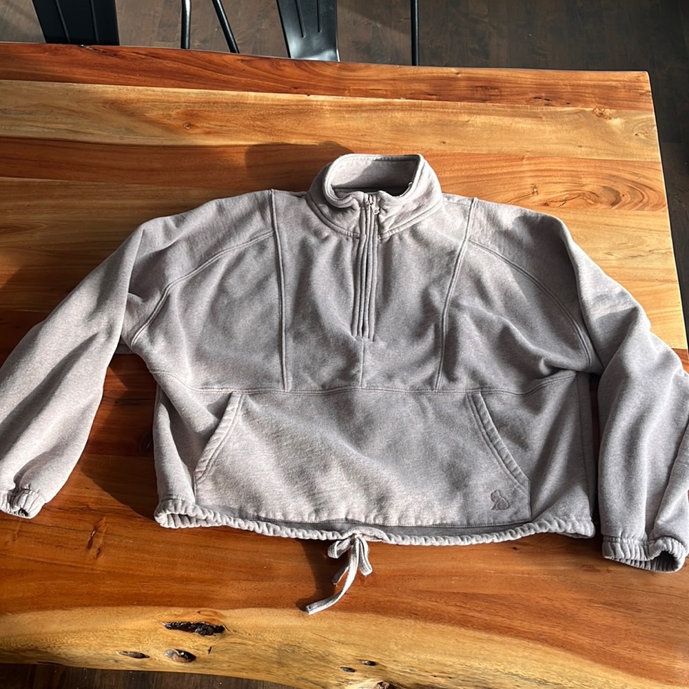 KuwallaTee boxy cinched waist Hoodie sz M/L
